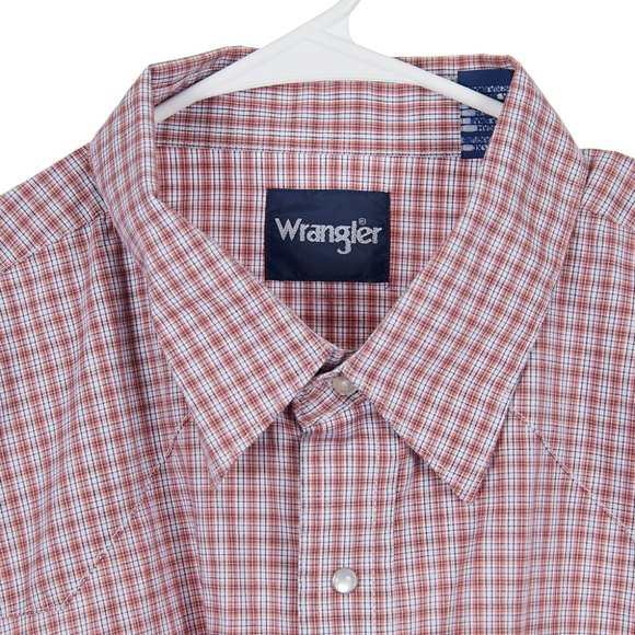 Wrangler Pearl Snap Button Front Long Sleeve Shirt Men's 3X - Picture 2 of 6